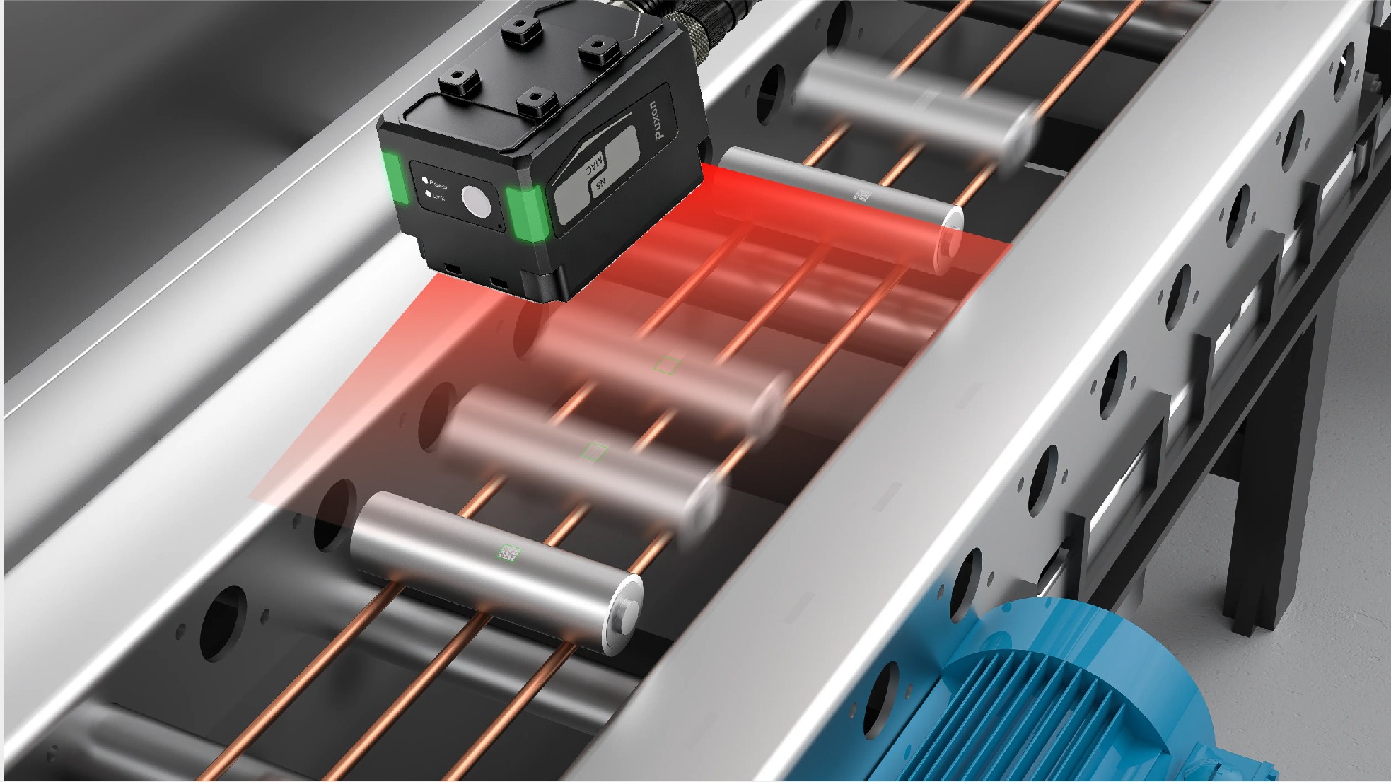 Automated sorting and barcode reading equipment