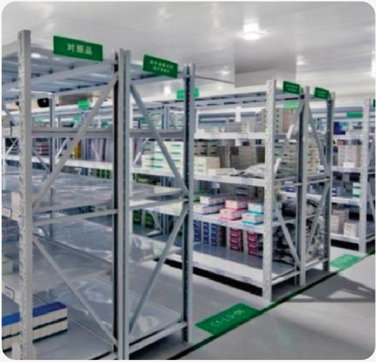 Pharmaceutical and medical device storage area
